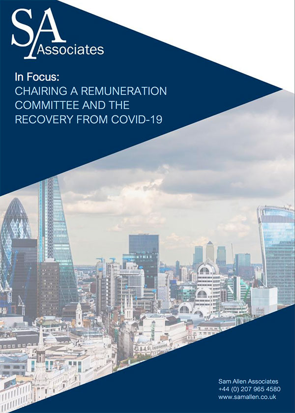 Chairing a Remuneration Committee and the recovery from COVID-19